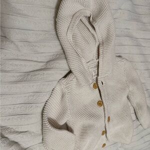 Little Planet Kids White Knit Sweater